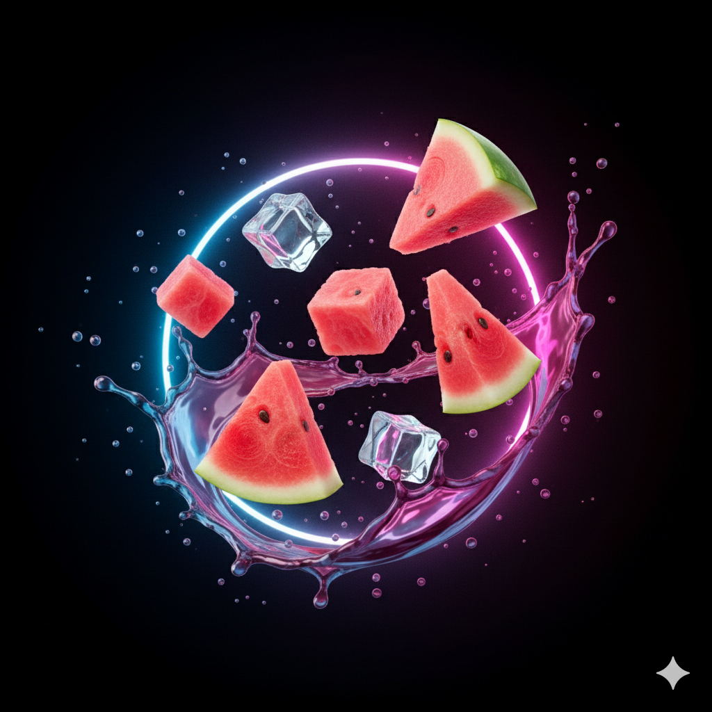 VapSolo Quads sabor Watermelon Ice – vaper con nicotina, puff intenso y muchas caladas de sandía helada